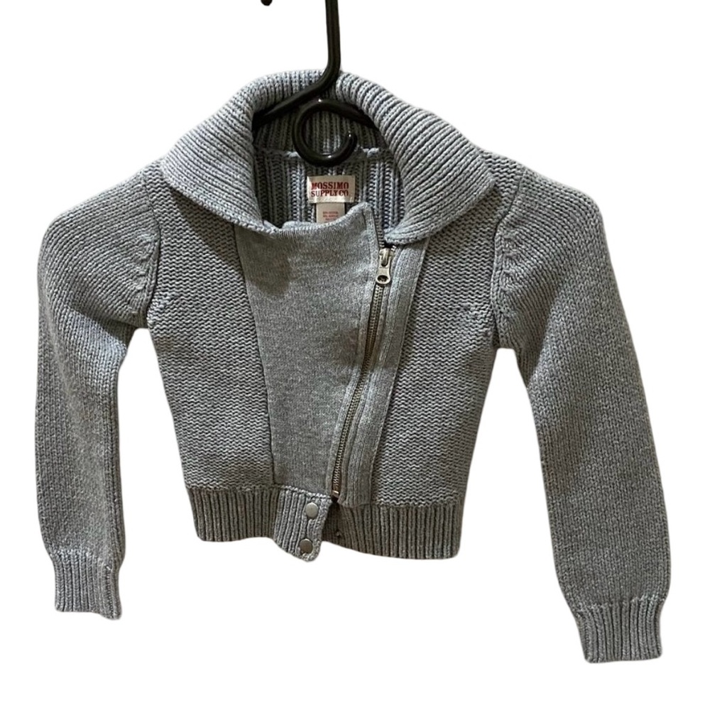 Mossimo zip up crop sweater